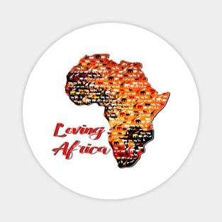 loving africa Magnet